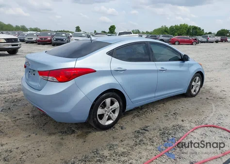 2012 Hyundai Elantra Gls (Ulsan Plant) from USA, damaged, VIN KMHDH4AE4CU420946